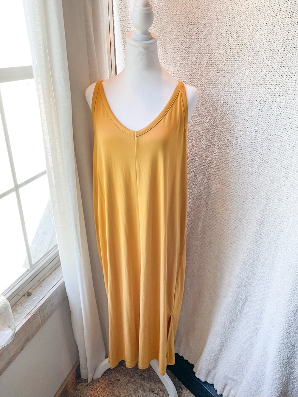 a new day Yellow Sleeveless Slip Dress